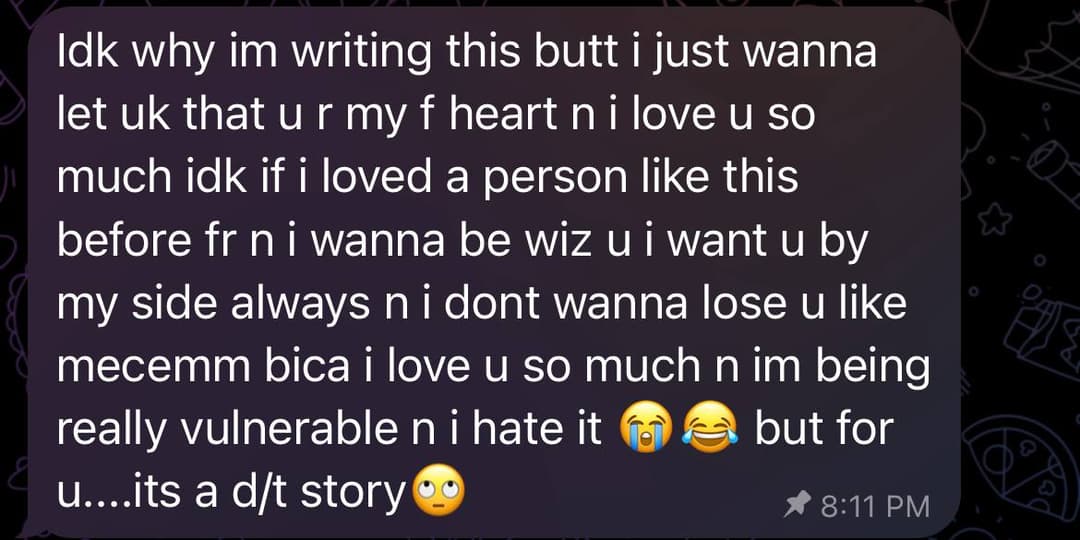 A text that meant a lot